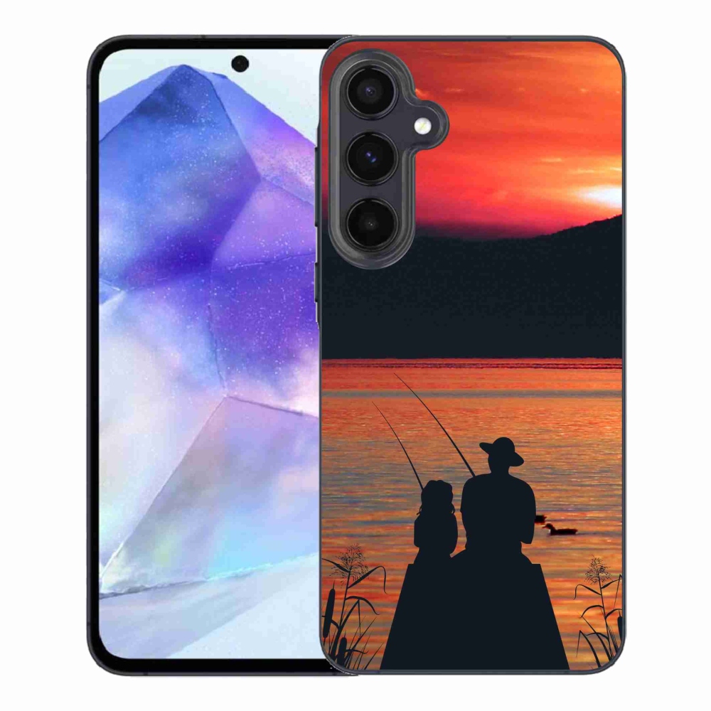 Gelový kryt mmCase na Samsung Galaxy A55 5G - rybaření 3