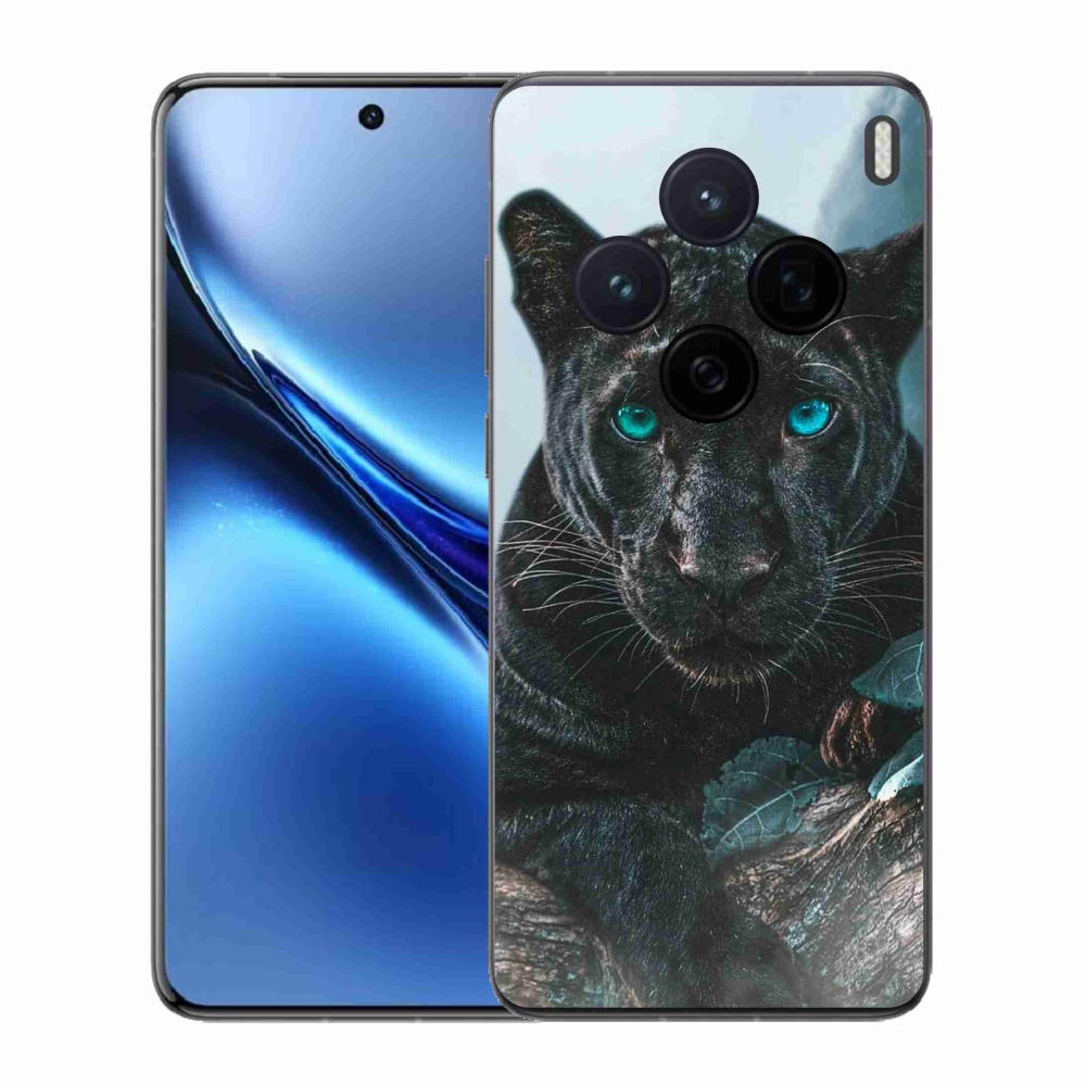 Gelový kryt mmCase na Vivo X200 5G - černý panter