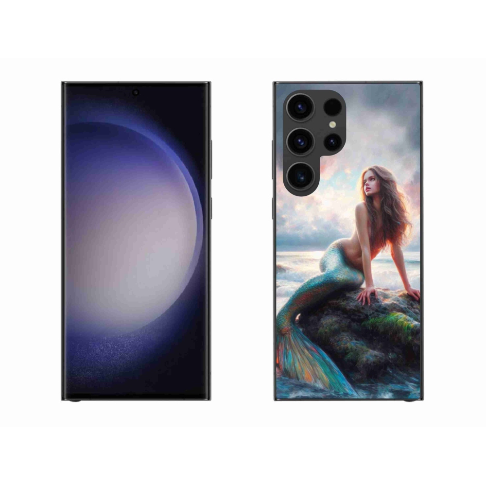 Gelový kryt mmCase na Samsung Galaxy S23 Ultra 5G - mořská panna