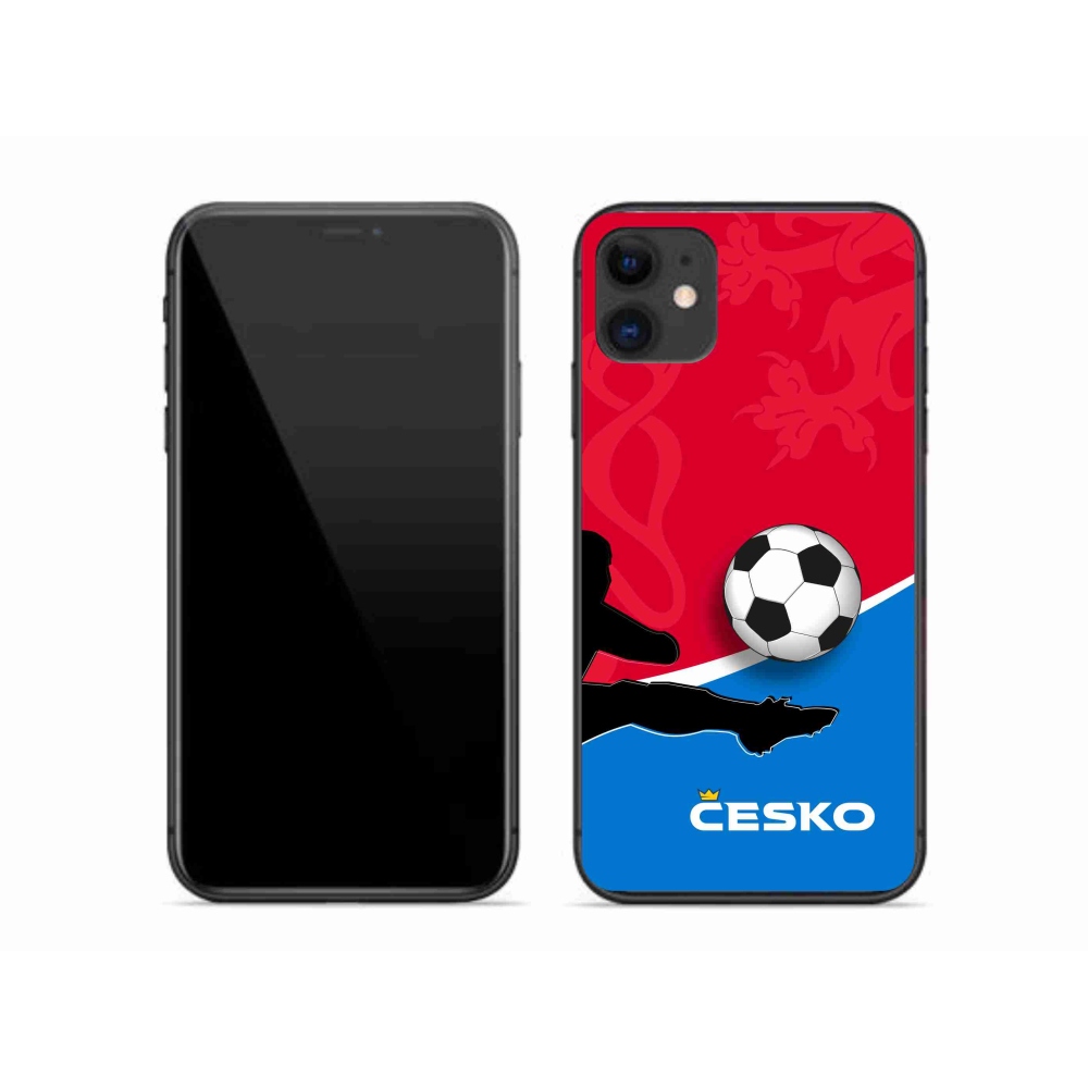 Gelový kryt mmCase na iPhone 11 - fotbal Česko 2