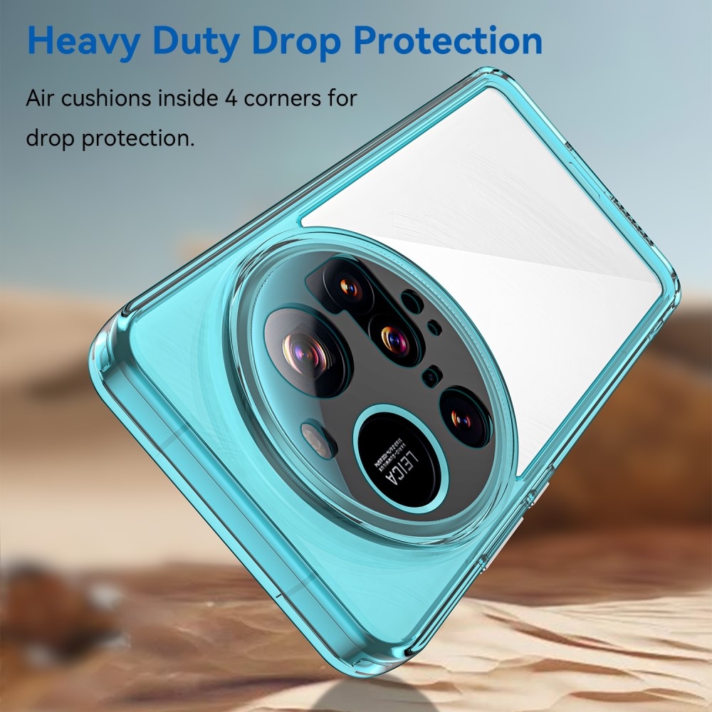 Gelový obal s pevnými zády na Xiaomi 15 Ultra - světlemodrý