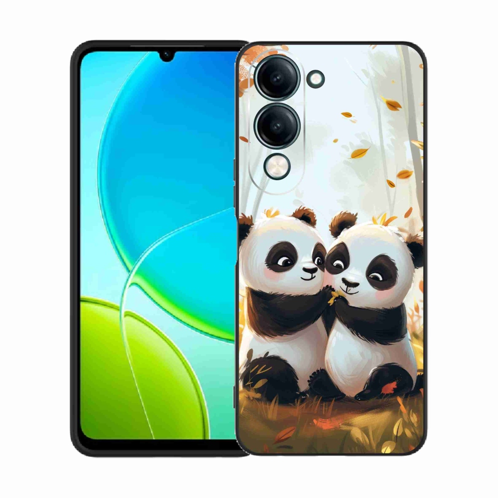 Gelový kryt mmCase na Vivo Y29s 5G - pandy