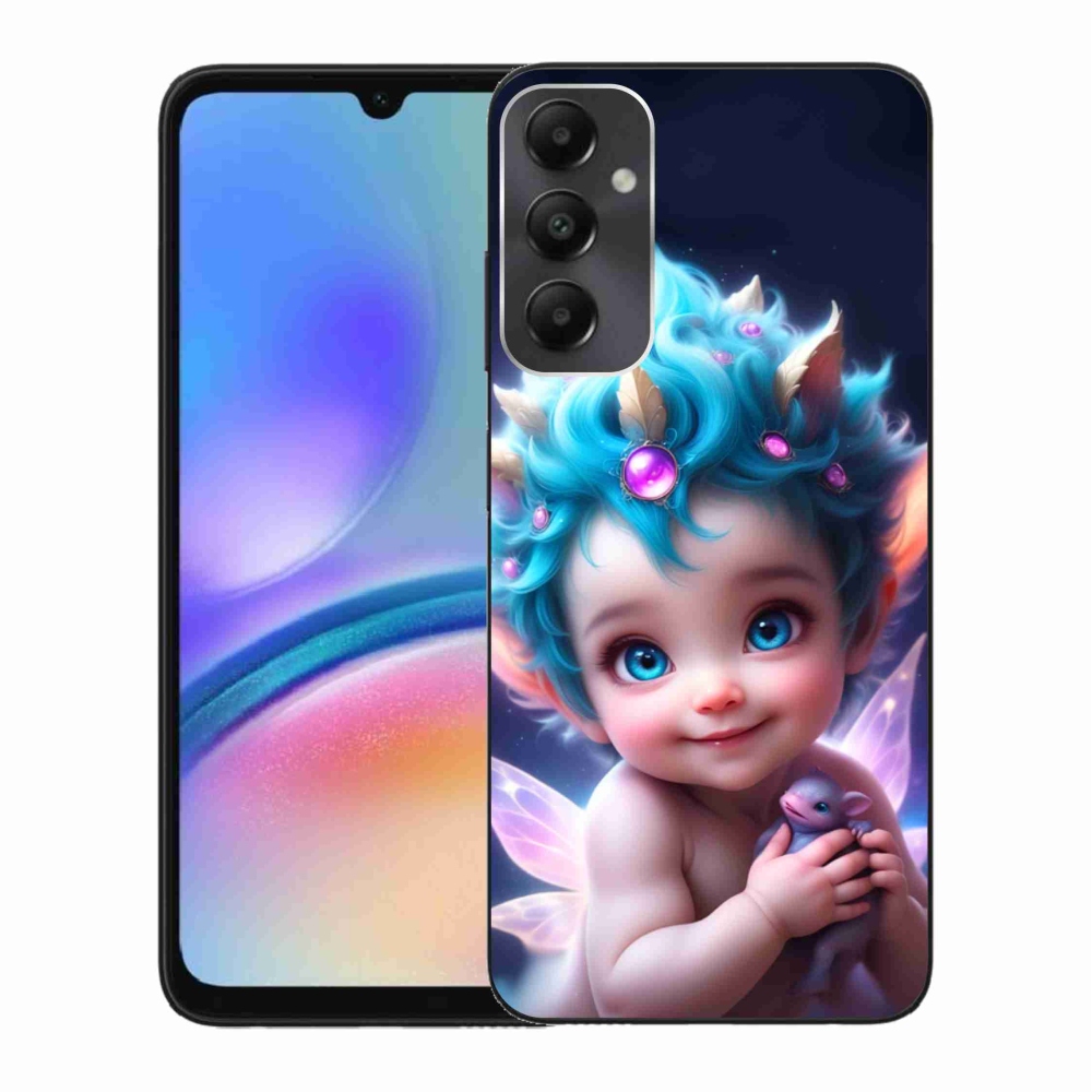 Gelový kryt mmCase na Samsung Galaxy A05s - dítě s motýlími křídly