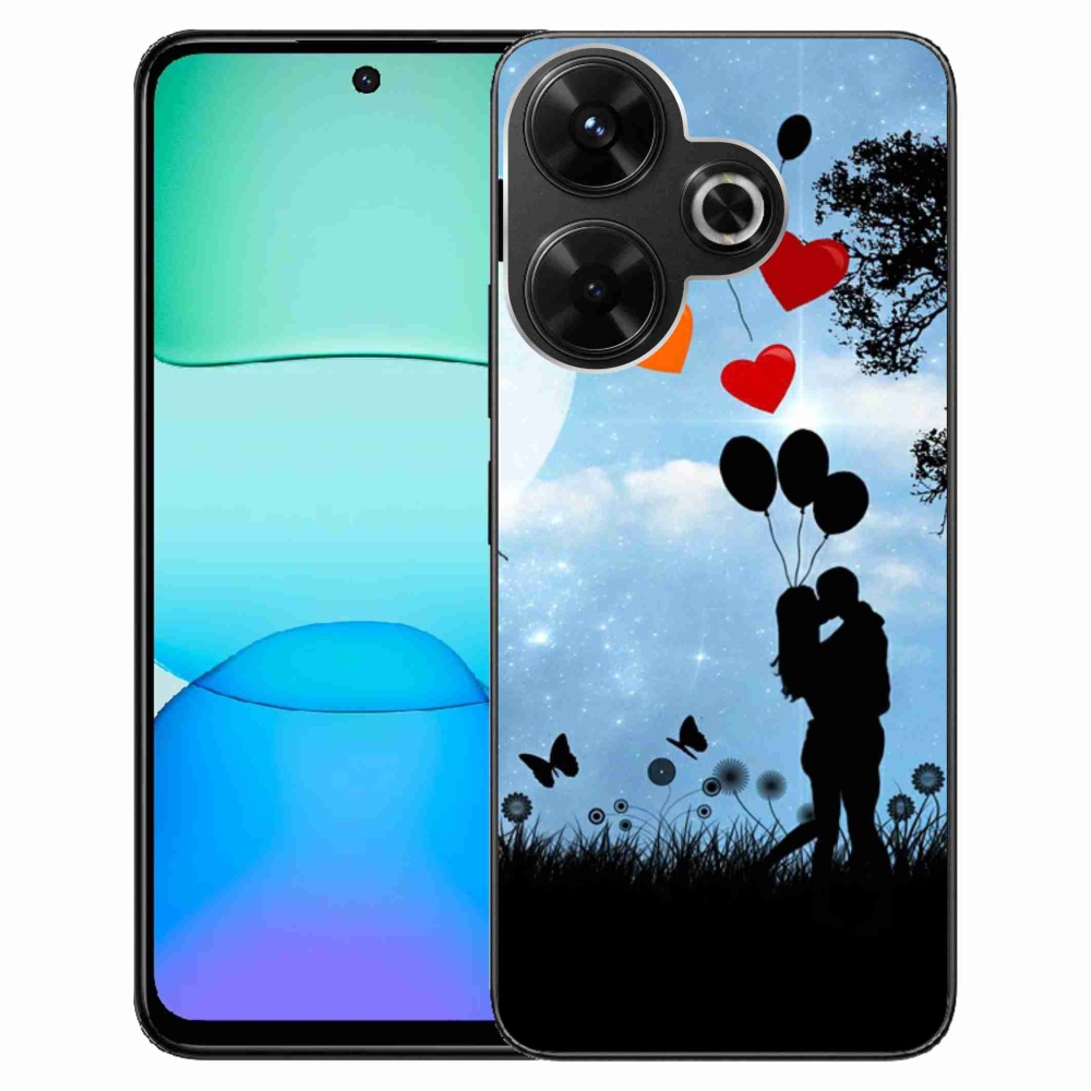 Gelový obal mmCase na Xiaomi Redmi 13 4G/Poco M6 4G - zamilovaný pár