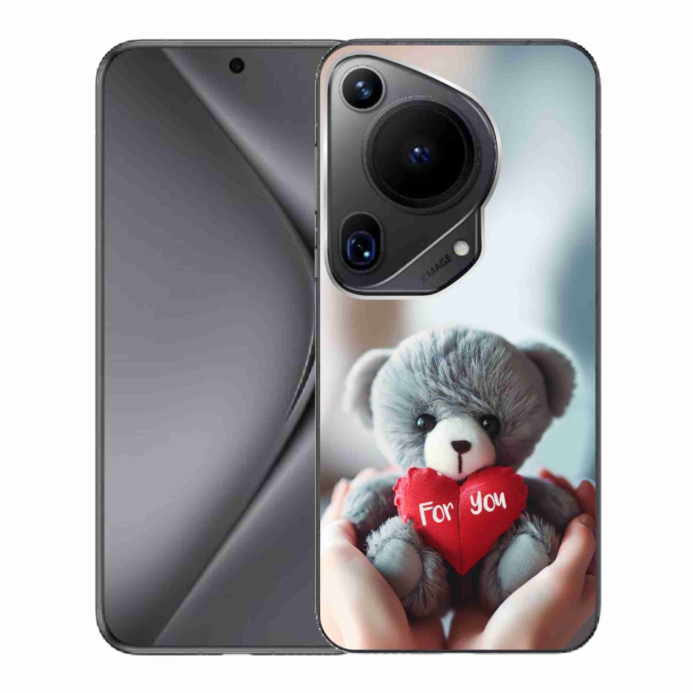 Gelový kryt mmCase na Huawei Pura 70 Ultra - medvídek pro zamilované