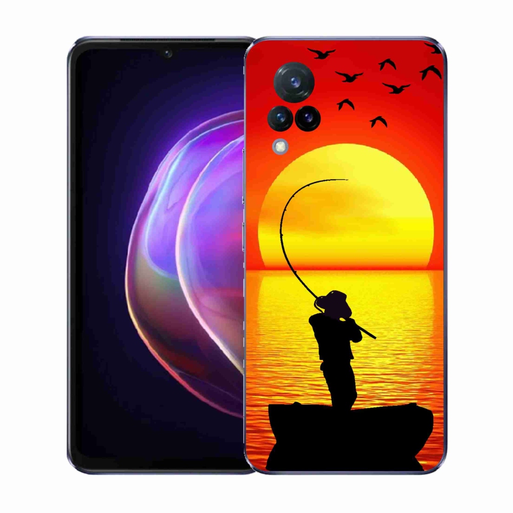 Gelový kryt mmCase na Vivo V21 4G/5G - rybaření
