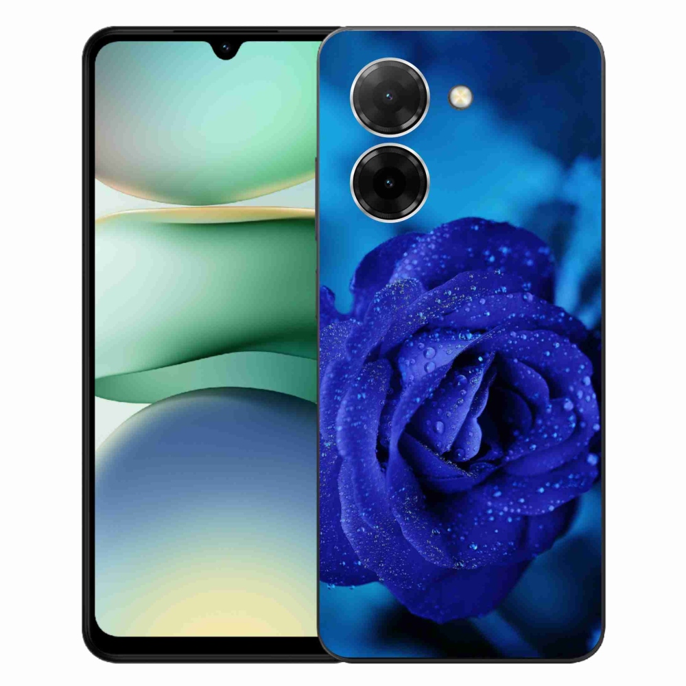 Gelový kryt mmCase na Xiaomi Redmi A5 (171.7x77.8x8.3mm) - modrá růže