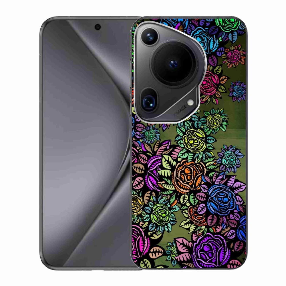 Gelový kryt mmCase na Huawei Pura 70 Ultra - květiny 6