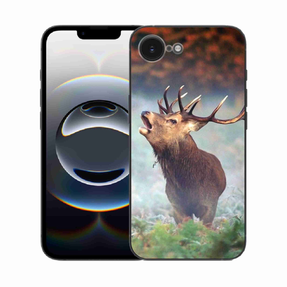 Gelový kryt mmCase na iPhone 16e - jelen 2