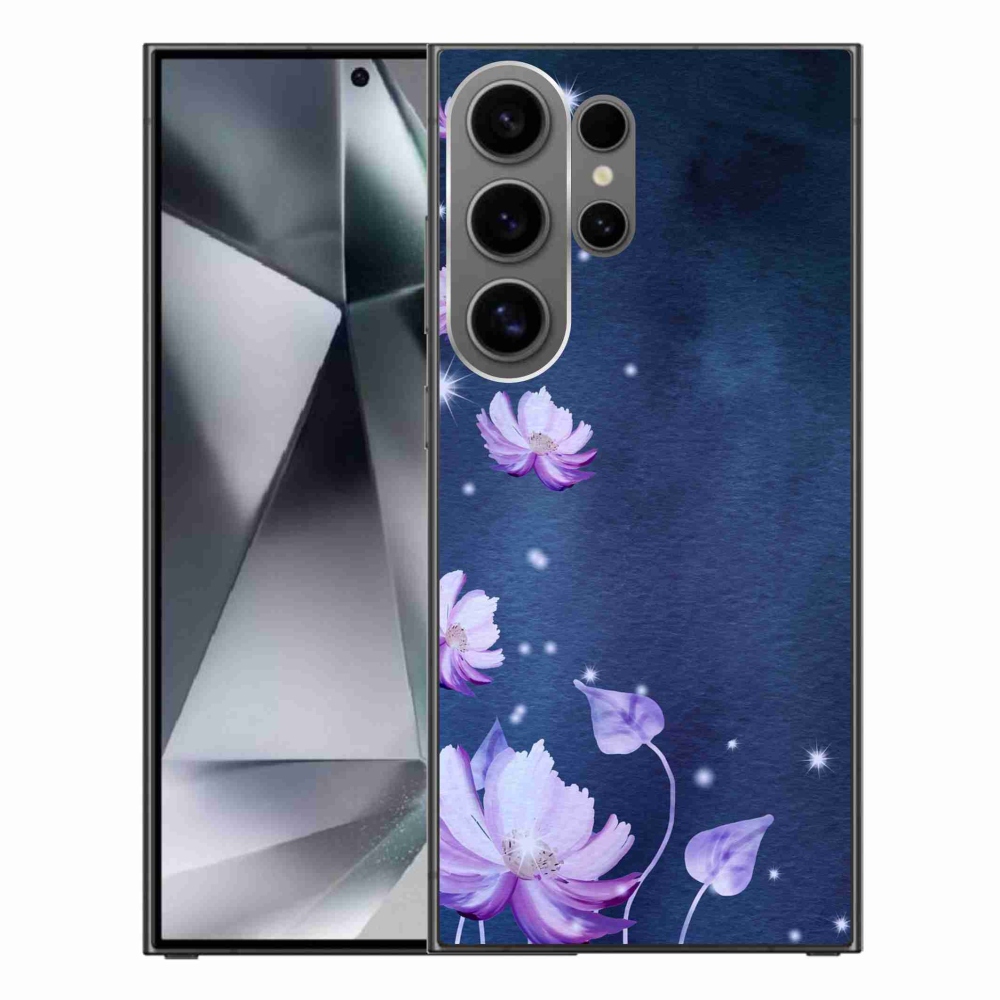 Gelový obal mmCase na Samsung Galaxy S24 Ultra - padající květy
