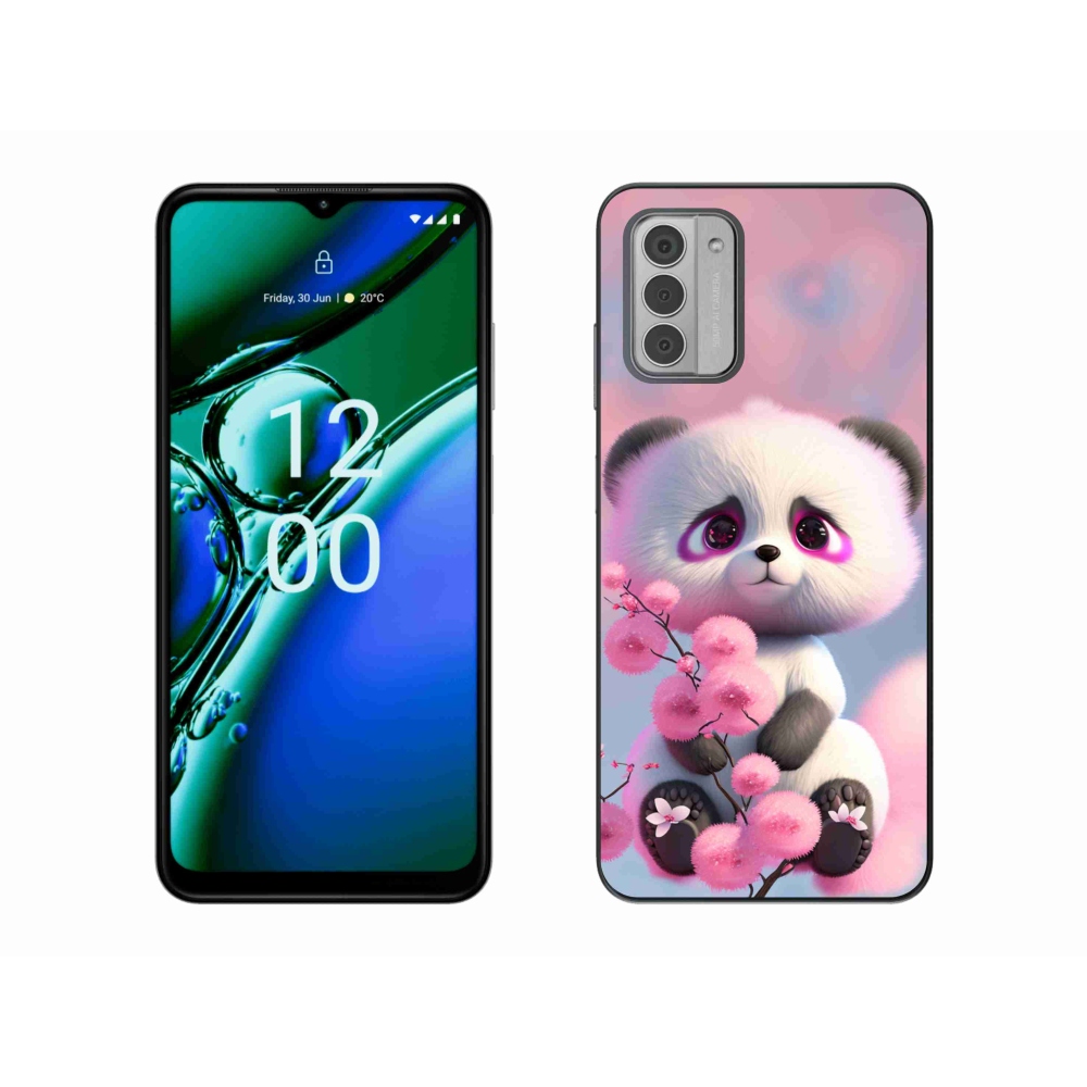 Gelový kryt mmCase na Nokia G42 - roztomilá panda 1