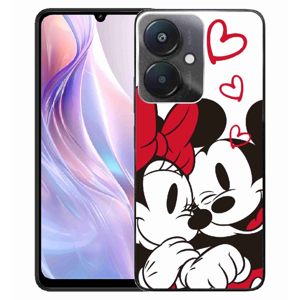 Gelový kryt mmCase na Xiaomi Redmi 13C 5G  - minnie a mickey
