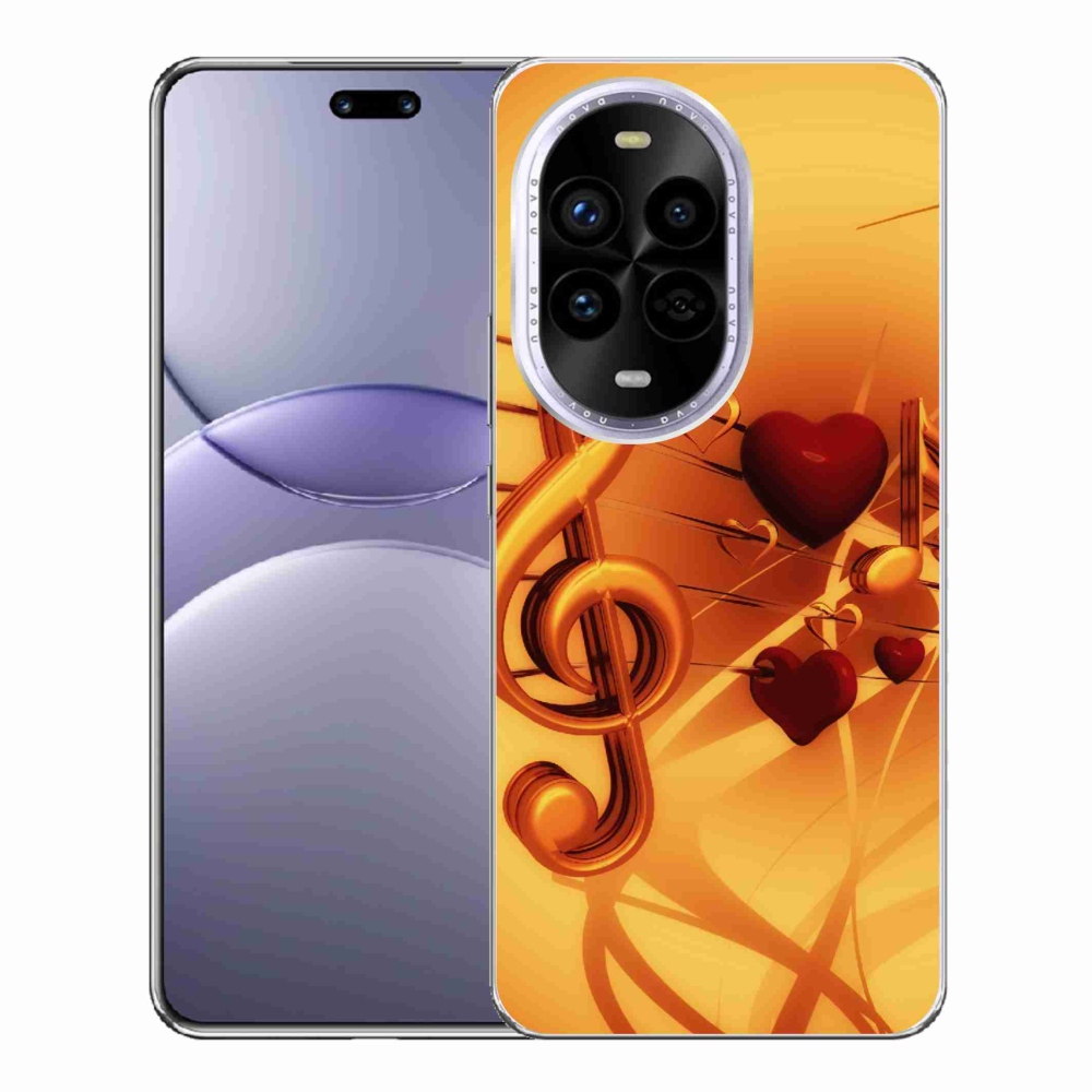 Gelový kryt mmCase na Huawei Nova 13 Pro 5G - noty
