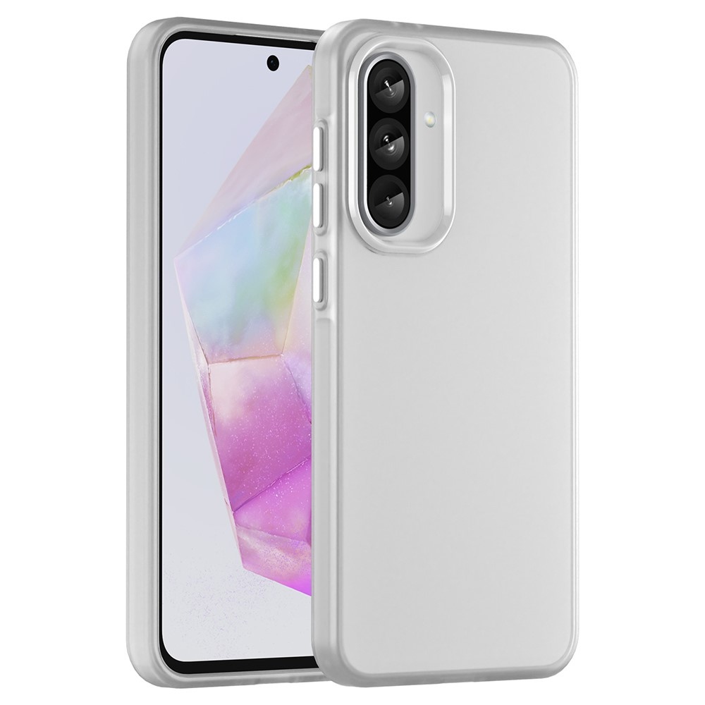 Candys matný gelový obal na Samsung Galaxy A36 5G/A56 5G - bílý