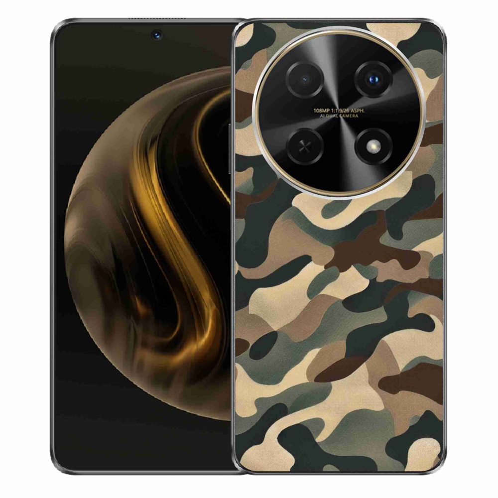 Gelový kryt mmCase na Huawei Nova 12i - maskáčový vzor 11