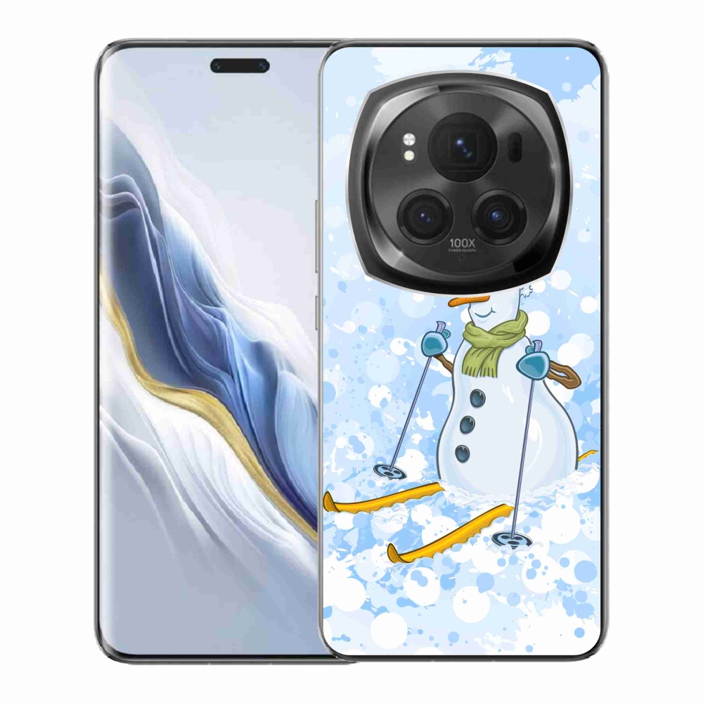 Gelový kryt mmCase na Honor Magic 6 Pro 5G - sněhulák