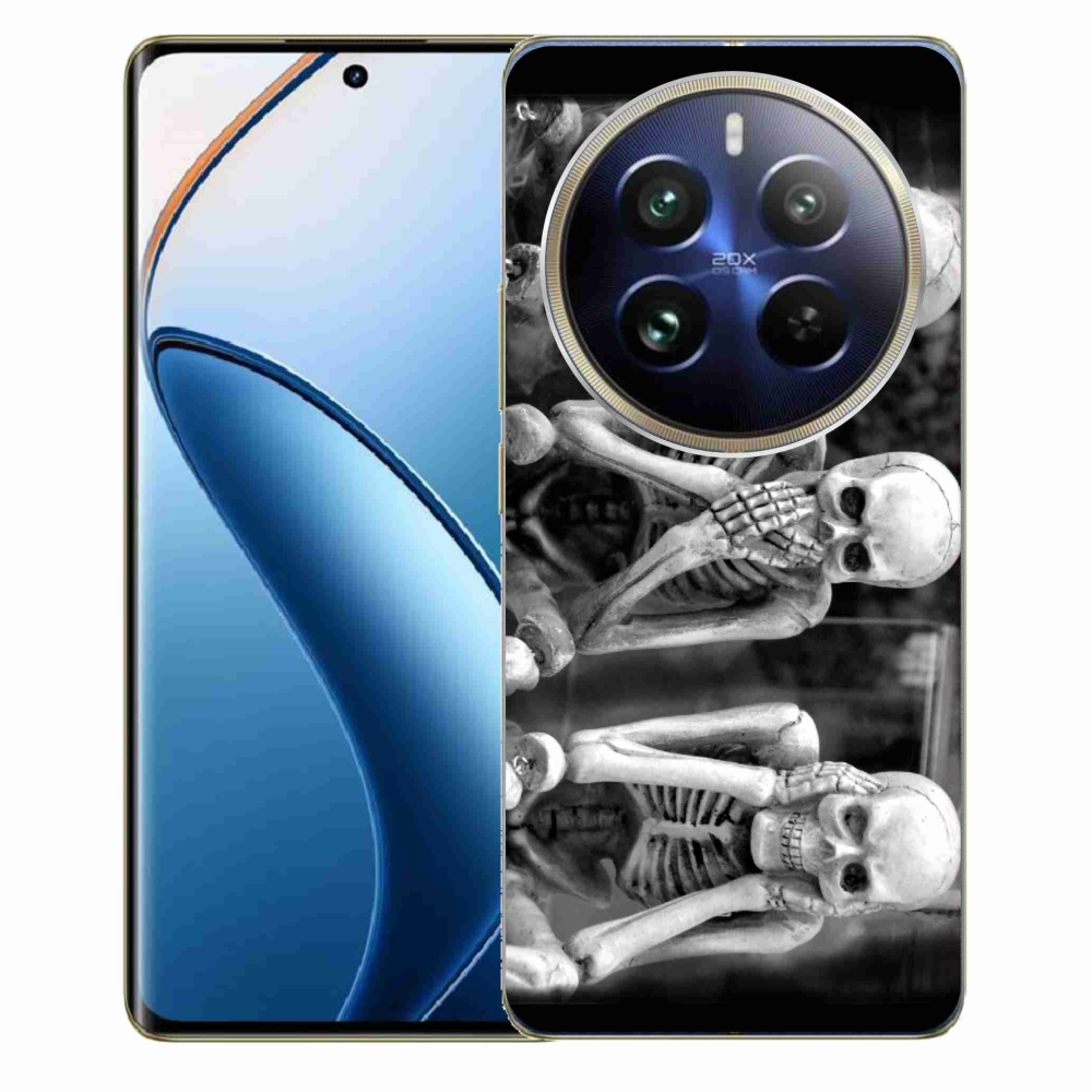 Gelový kryt mmCase na Realme 12 Pro 5G/12 Pro+ 5G - kostlivci