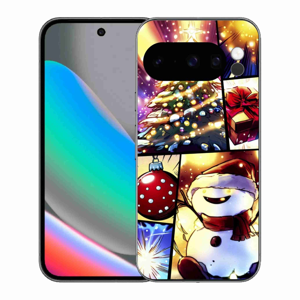 Gelový kryt mmCase na Google Pixel 10 Pro - vánoční motivy 1
