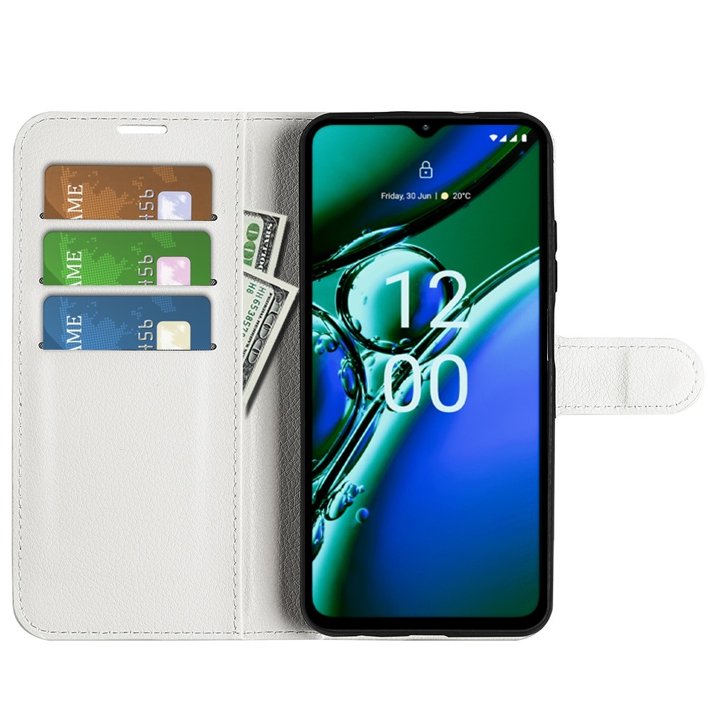 Litchi knížkové pouzdro na Nokia G42 - bílé