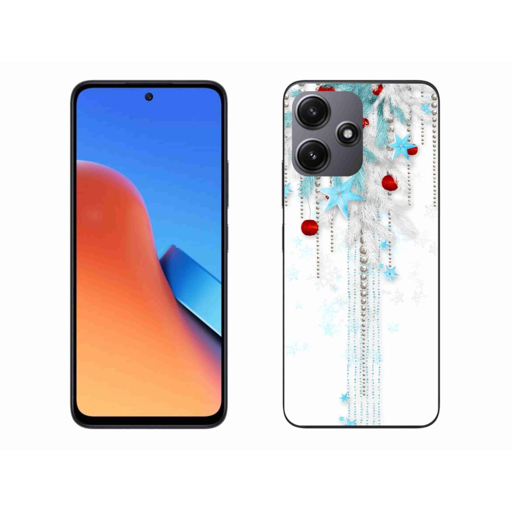 Gelový kryt mmCase na Xiaomi Redmi 12 5G - vánoční ozdoby