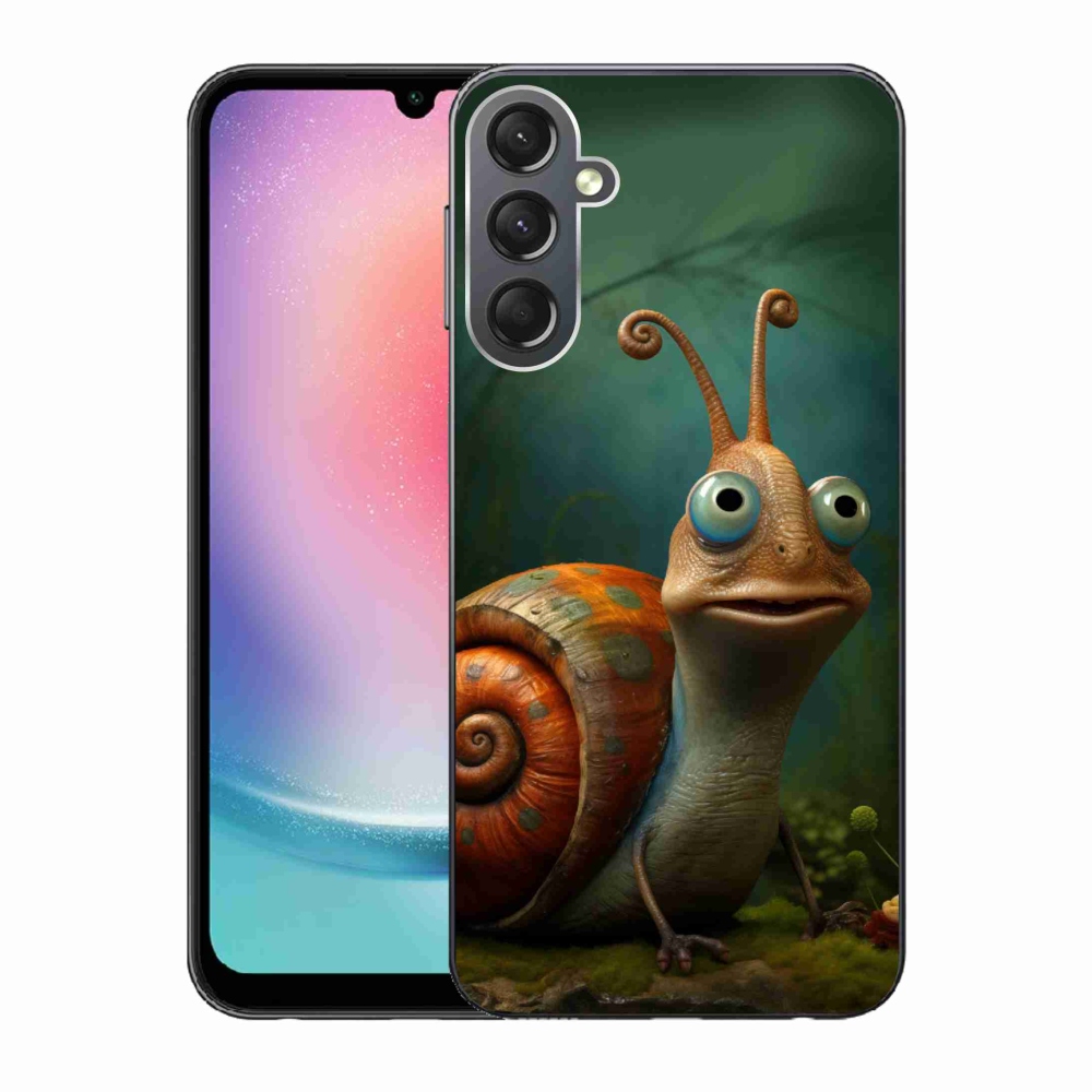 Gelový kryt mmCase na Samsung Galaxy A24 - šnek