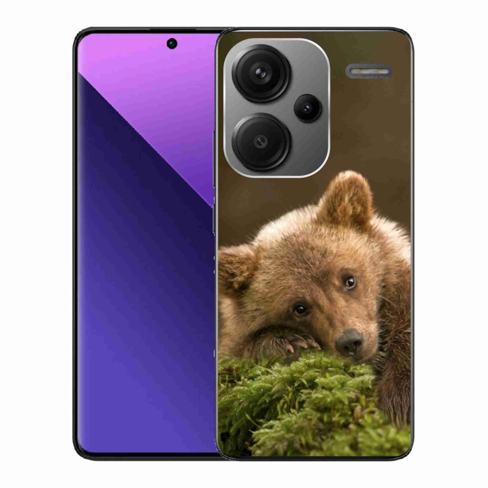 Gelový kryt mmCase na Xiaomi Redmi Note 13 Pro+ 5G - medvěd