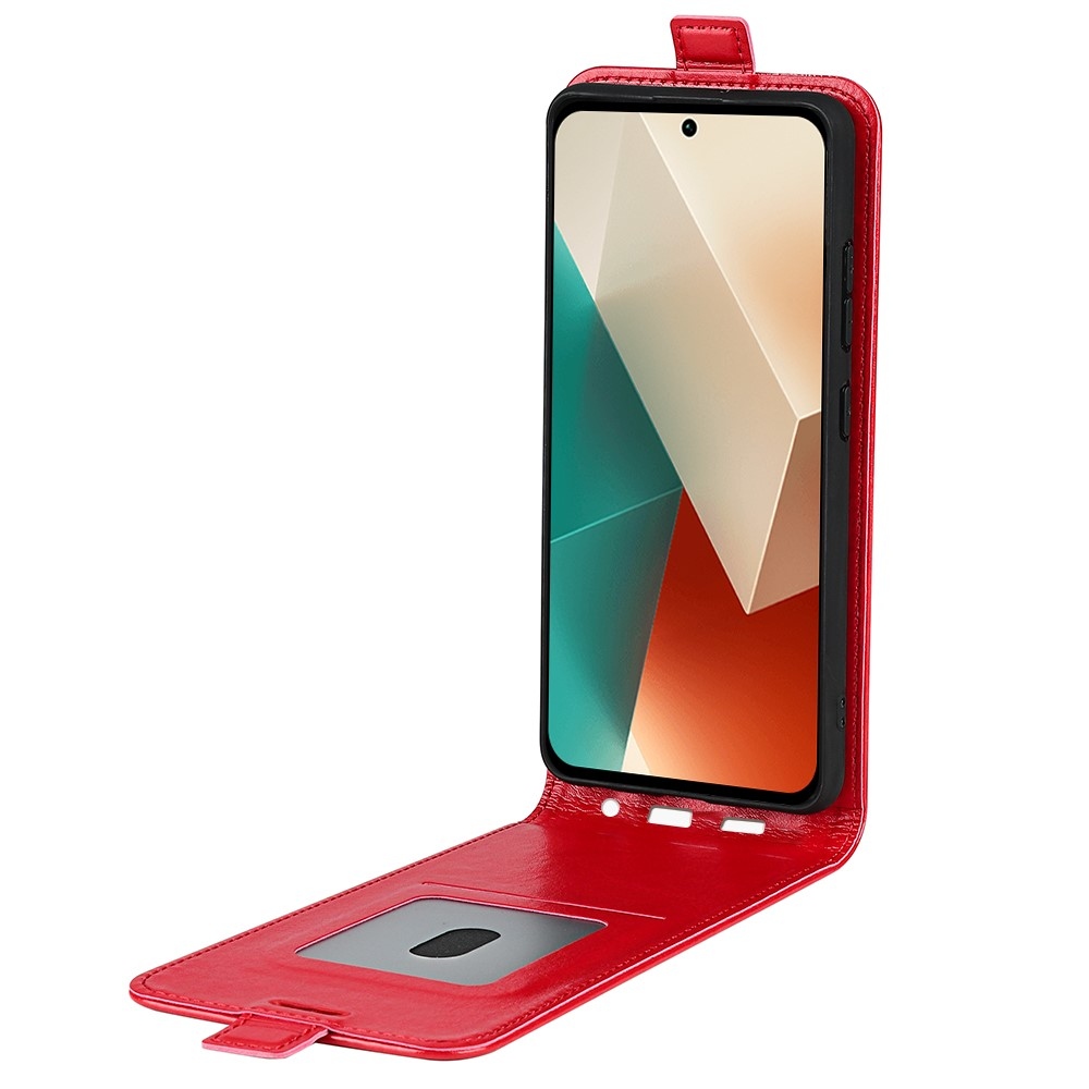 Vertical flipové pouzdro na Xiaomi Redmi Note 13 5G - červené