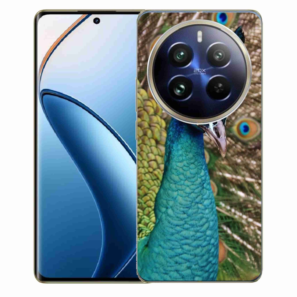 Gelový kryt mmCase na Realme 12 Pro 5G/12 Pro+ 5G - páv