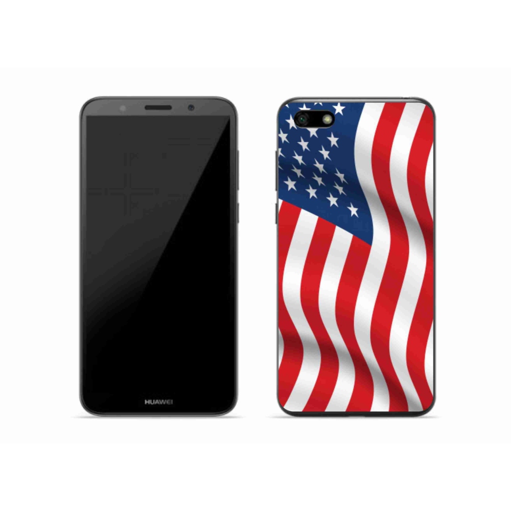 Gelový kryt mmCase na mobil Huawei Y5 (2018) - USA vlajka
