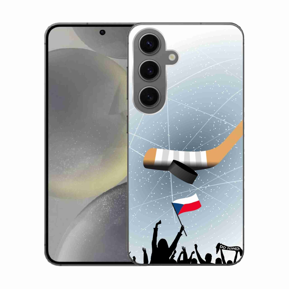 Gelový kryt mmCase na Samsung Galaxy S24 - fanoušci hokeje