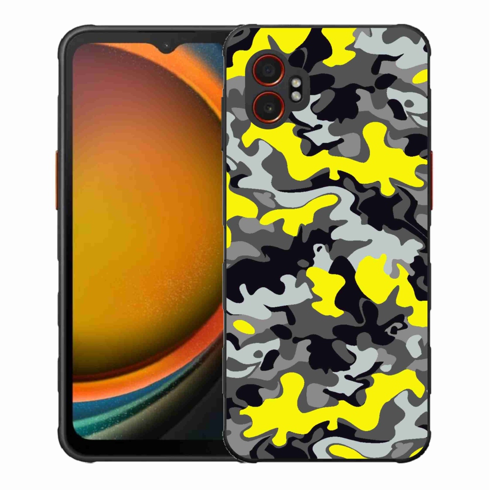 Gelový kryt mmCase na Samsung Galaxy Xcover 7 Pro - maskáčový vzor 6
