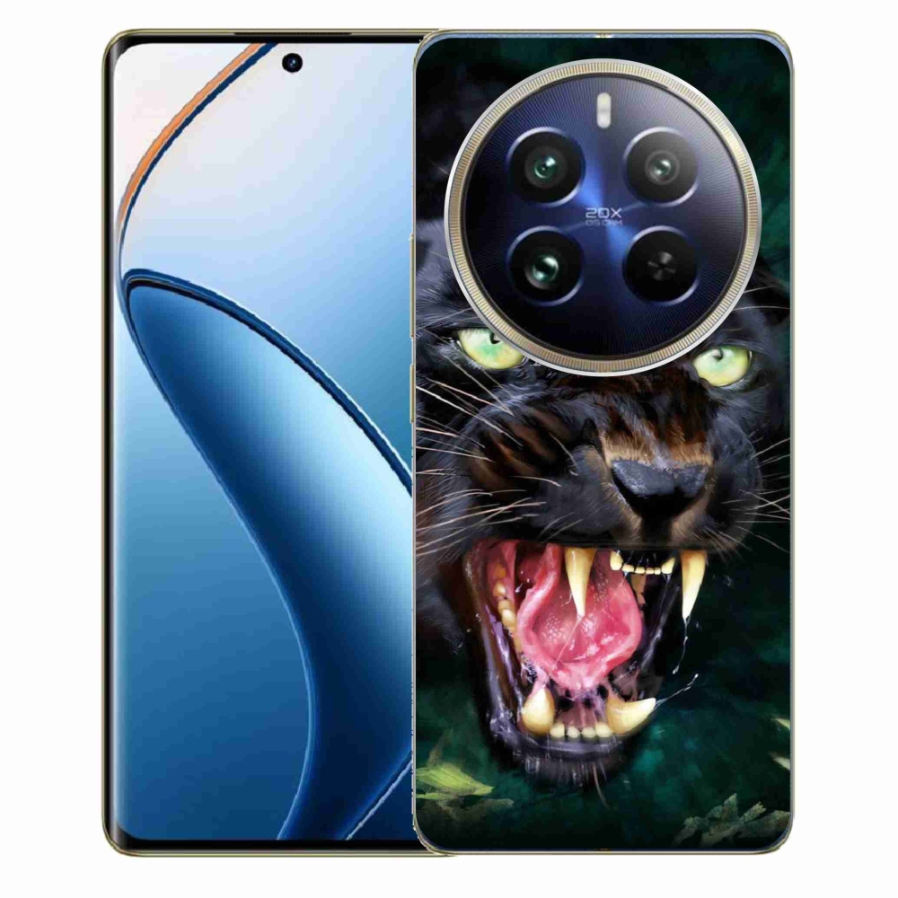 Gelový kryt mmCase na Realme 12 Pro 5G/12 Pro+ 5G - rozzuřený černý panter