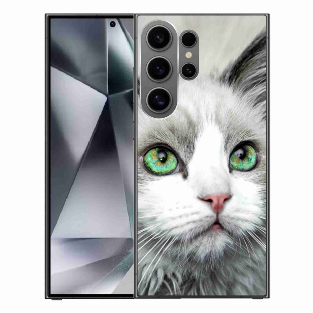 Gelový kryt mmCase na Samsung Galaxy S24 Ultra - kočičí pohled