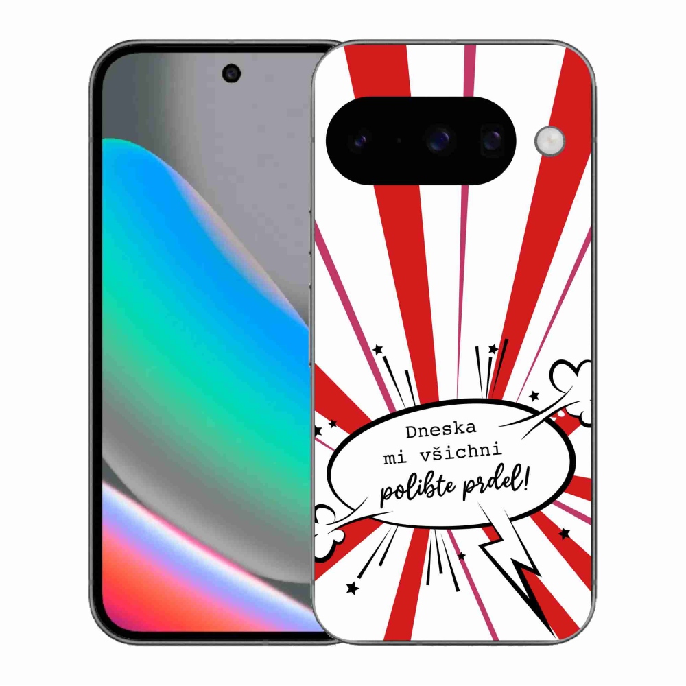 Gelový kryt mmCase na Google Pixel 10 - vtipný text 15 bílé pozadí