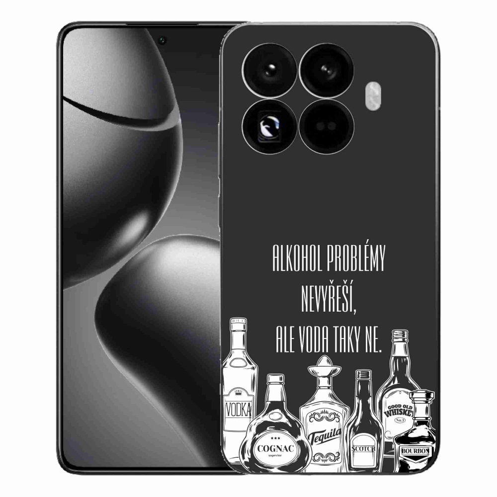 Gelový kryt mmCase na Xiaomi 15T Pro - vtipný text černé pozadí