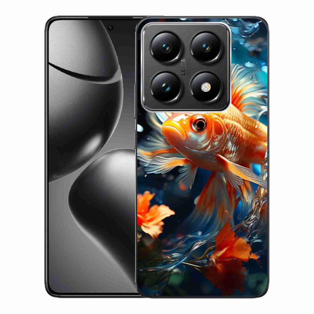 Gelový kryt mmCase na Xiaomi 14T Pro - rybka