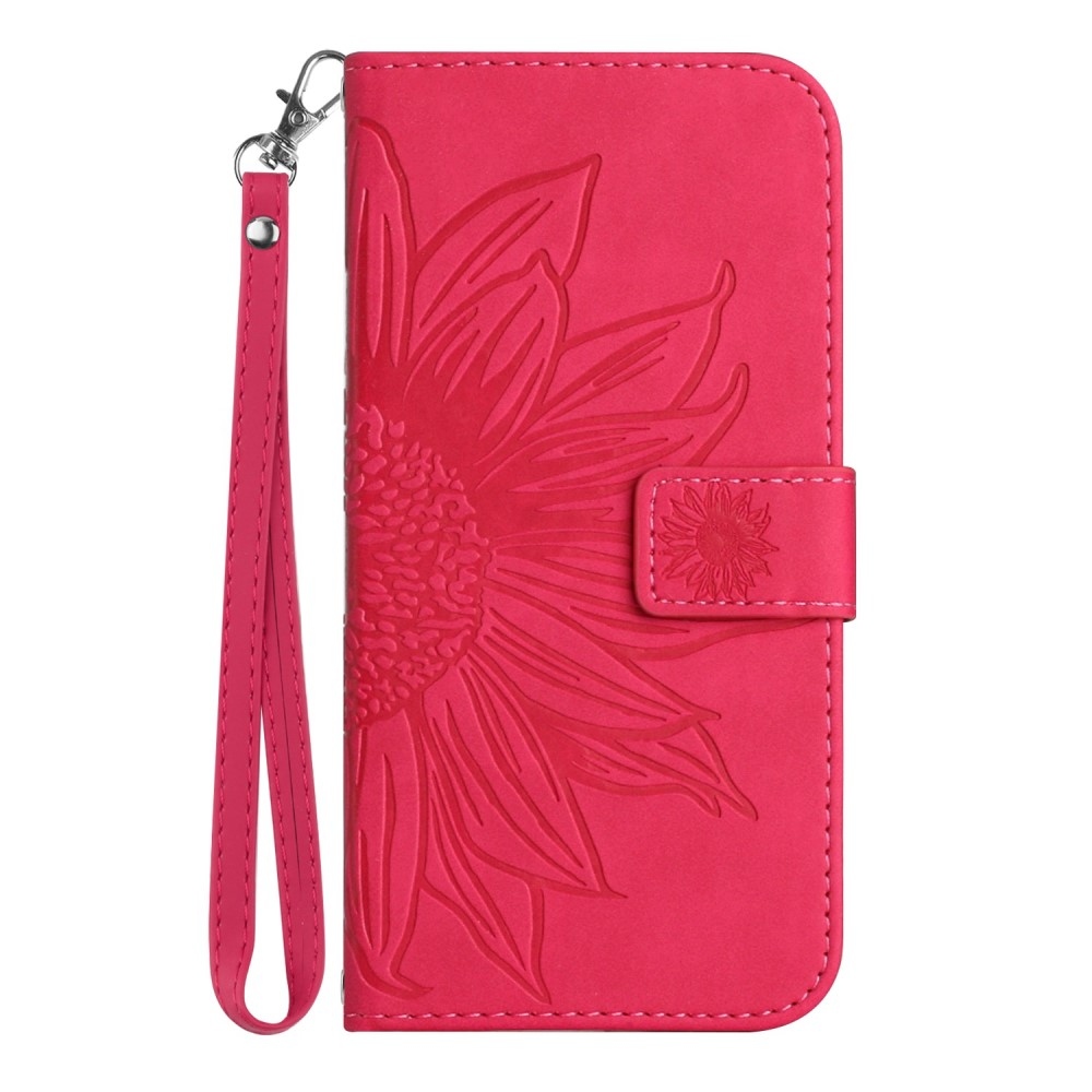 Sunflower knížkové pouzdro na Vivo X80 Lite - rose
