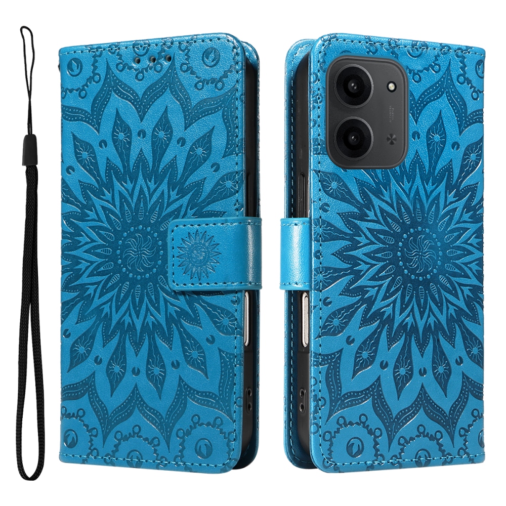Sunflower knížkové pouzdro na Xiaomi Redmi 15C 4G/5G (173mm) - modré
