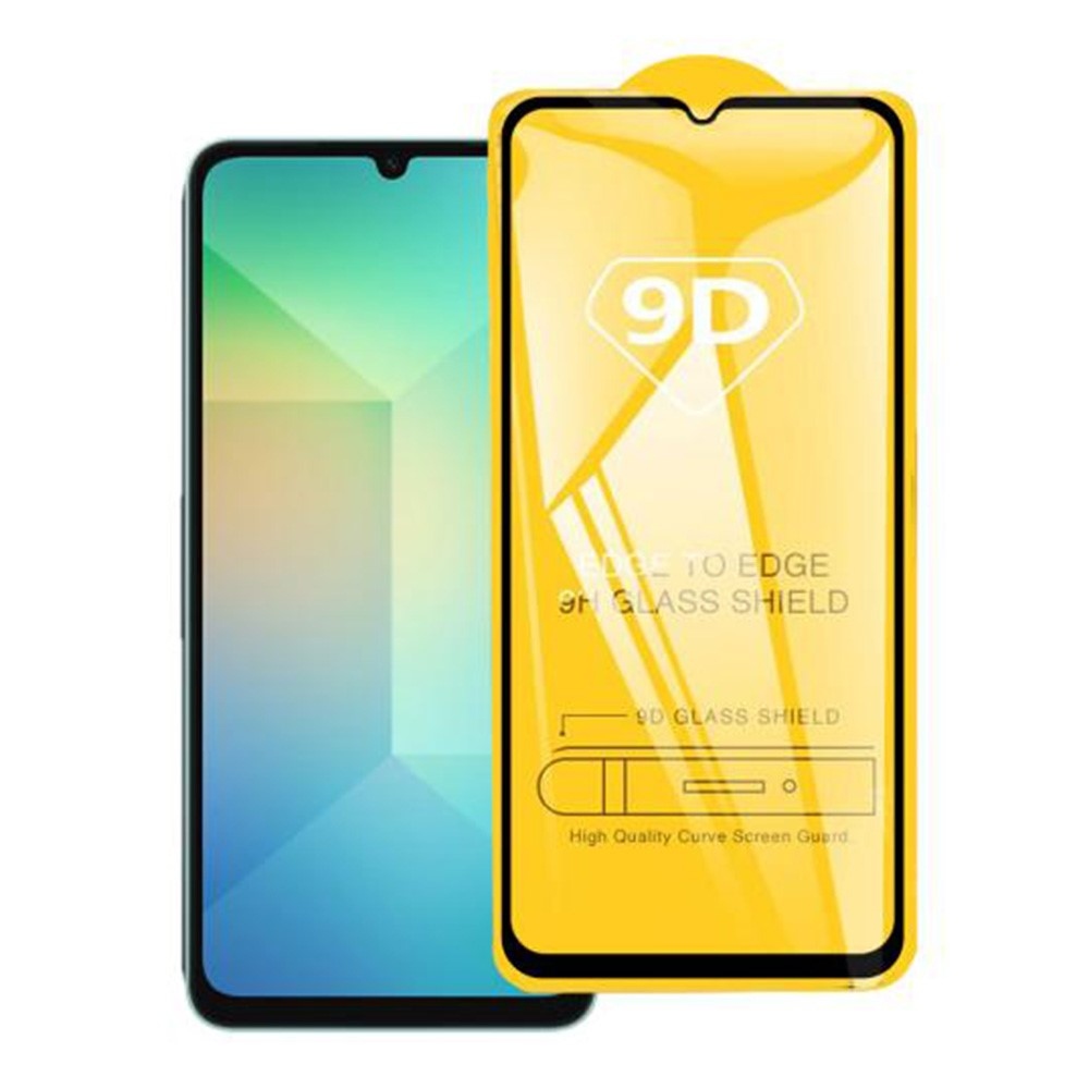 9D celoplošné tvrzené sklo (lepidlo pouze na hranách) na Samsung Galaxy A06 4G