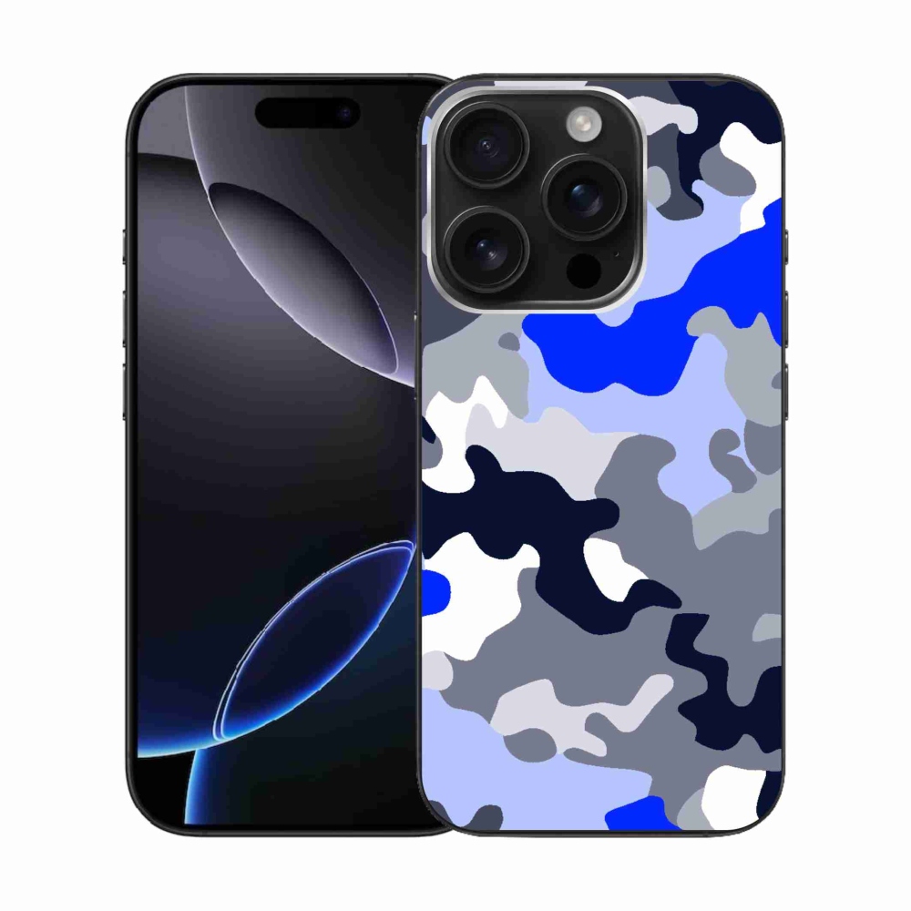 Gelový kryt mmCase na iPhone 16 Pro - maskáčový vzor 8