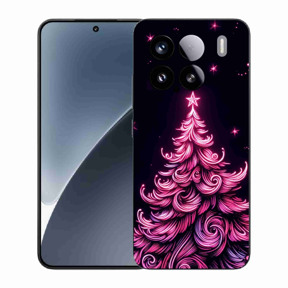 Gelový kryt mmCase na Xiaomi 15 - neonový vánoční stromek 2