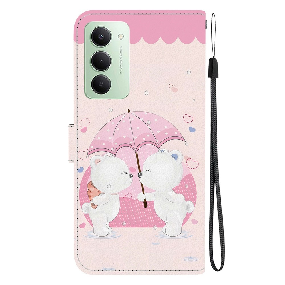 Versatile knížkové pouzdro na Xiaomi Redmi 15 4G (171mm) - medvídci