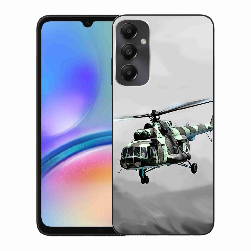 Gelový kryt mmCase na Samsung Galaxy A05s - vojenský vrtulník