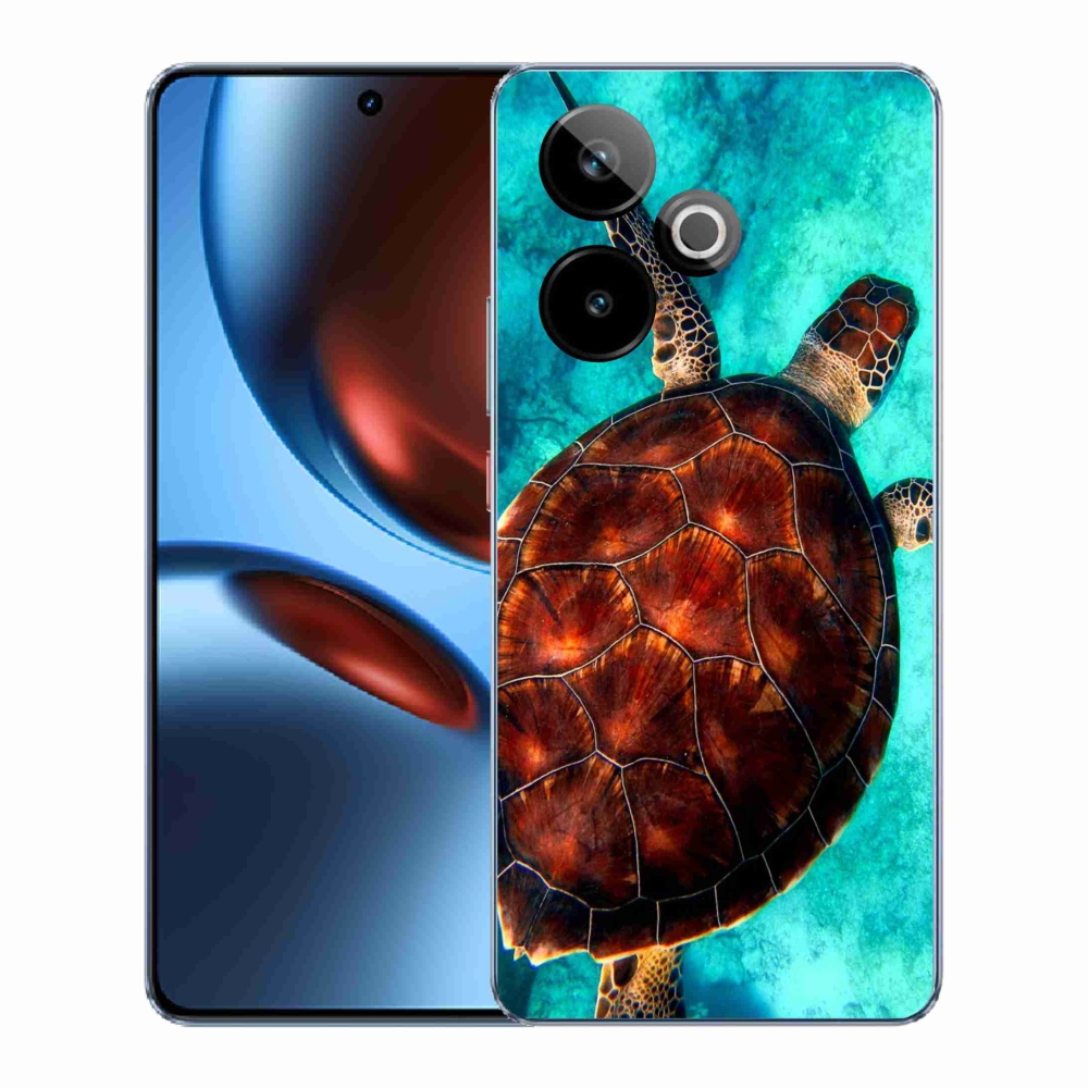 Gelový kryt mmCase na Realme GT 7 5G/GT 7T 5G - želva