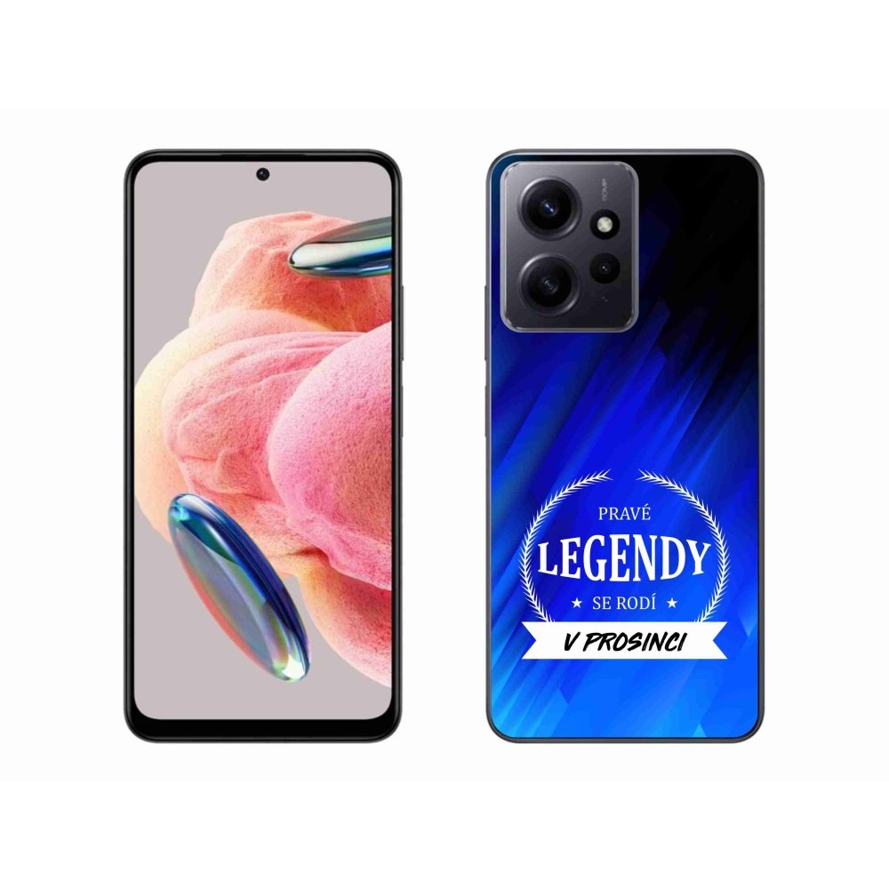Gelový kryt mmCase na Xiaomi Redmi Note 12 4G - legendy v prosinci modré pozadí