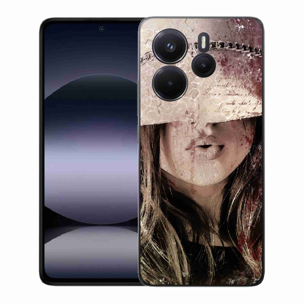 Gelový kryt mmCase na Xiaomi Redmi Note 14 - dívka