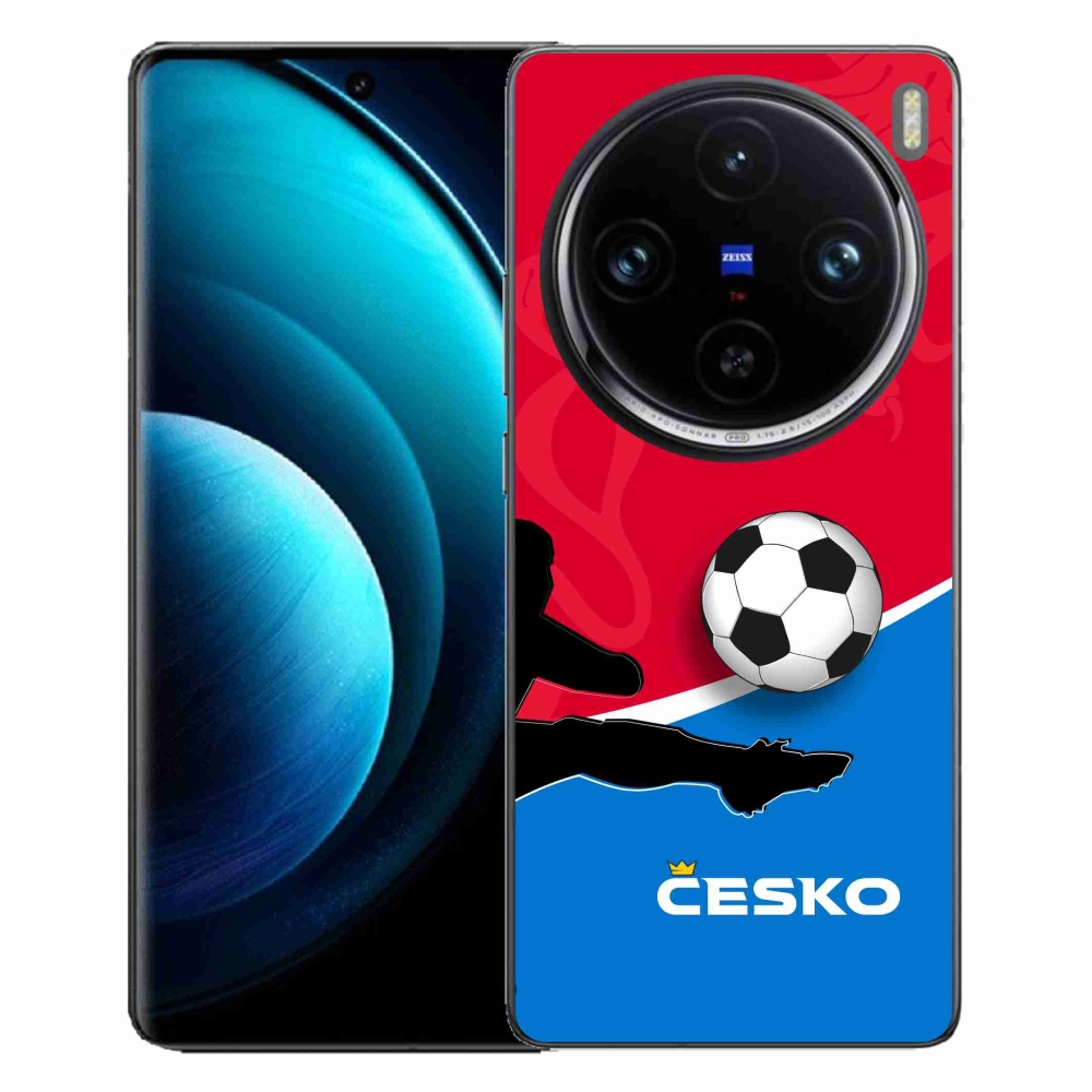 Gelový kryt mmCase na Vivo X100 Pro 5G - fotbal Česko 2