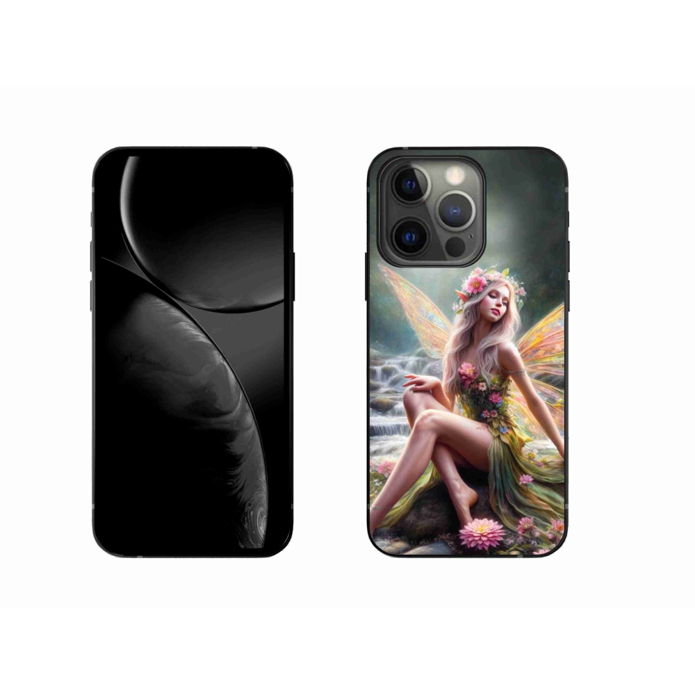 Gelový kryt mmCase na iPhone 13 Pro 6.1 - motýlí žena 1