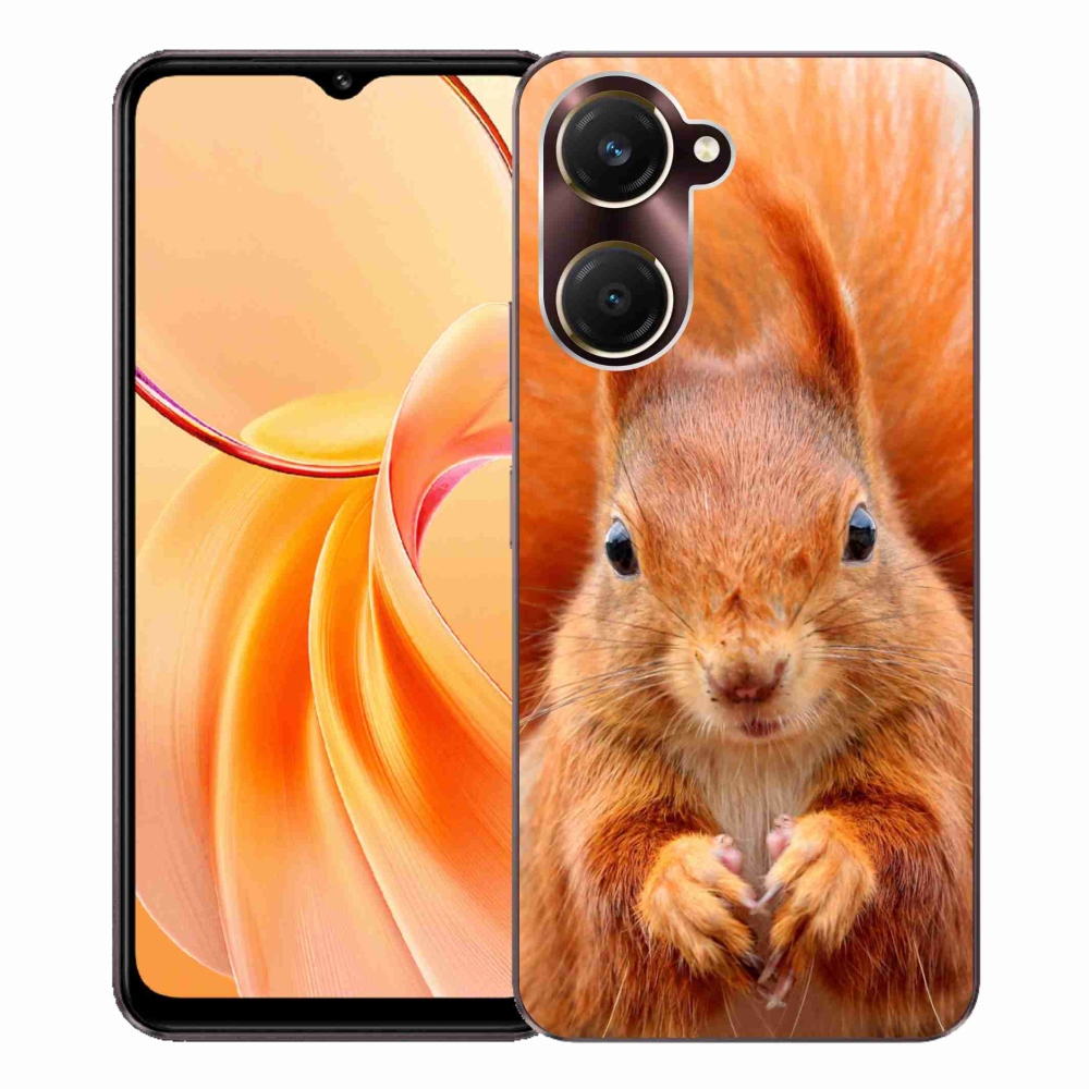 Gelový kryt mmCase na Vivo Y28s 5G - veverka