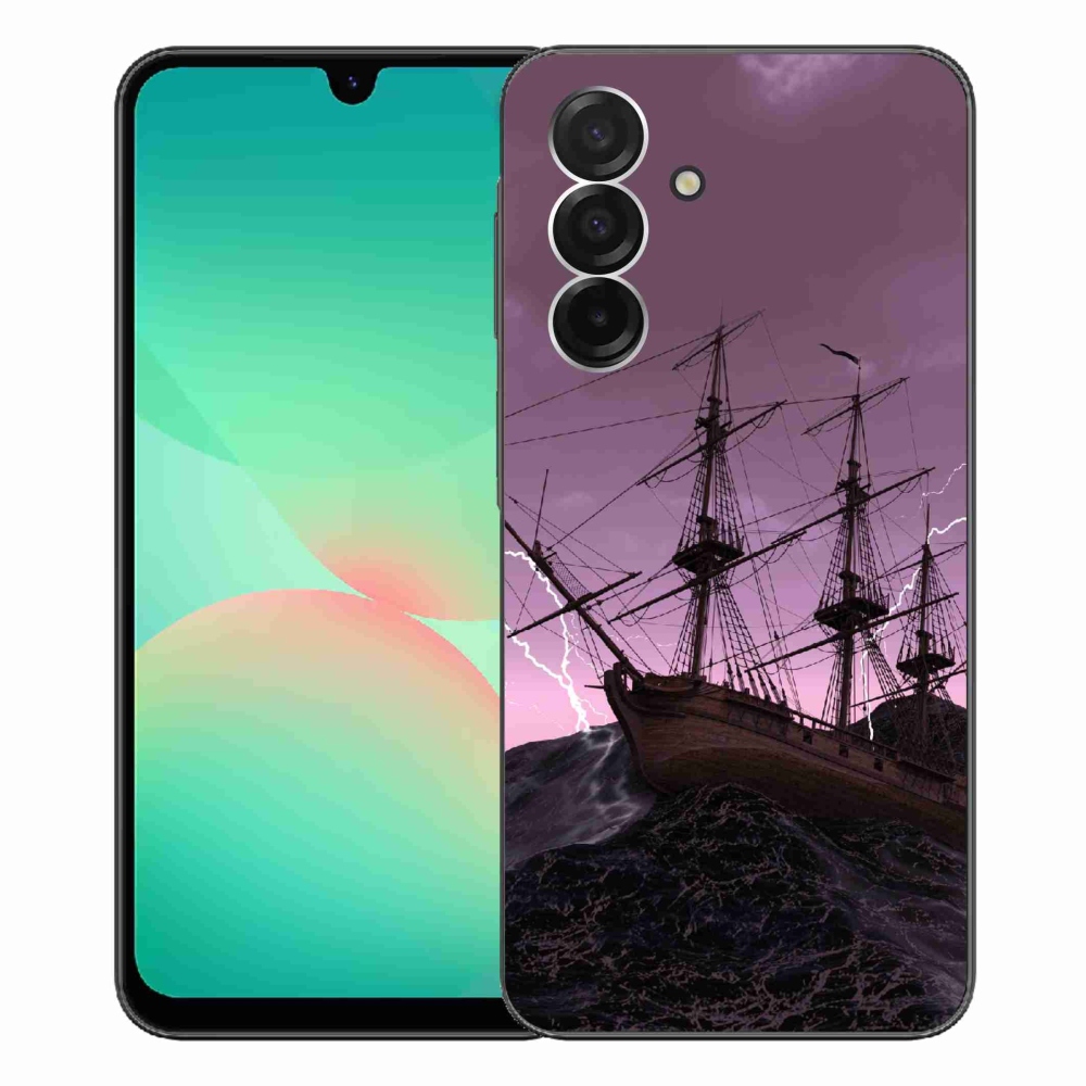 Gelový kryt mmCase na Samsung Galaxy A26 5G - loď v bouři